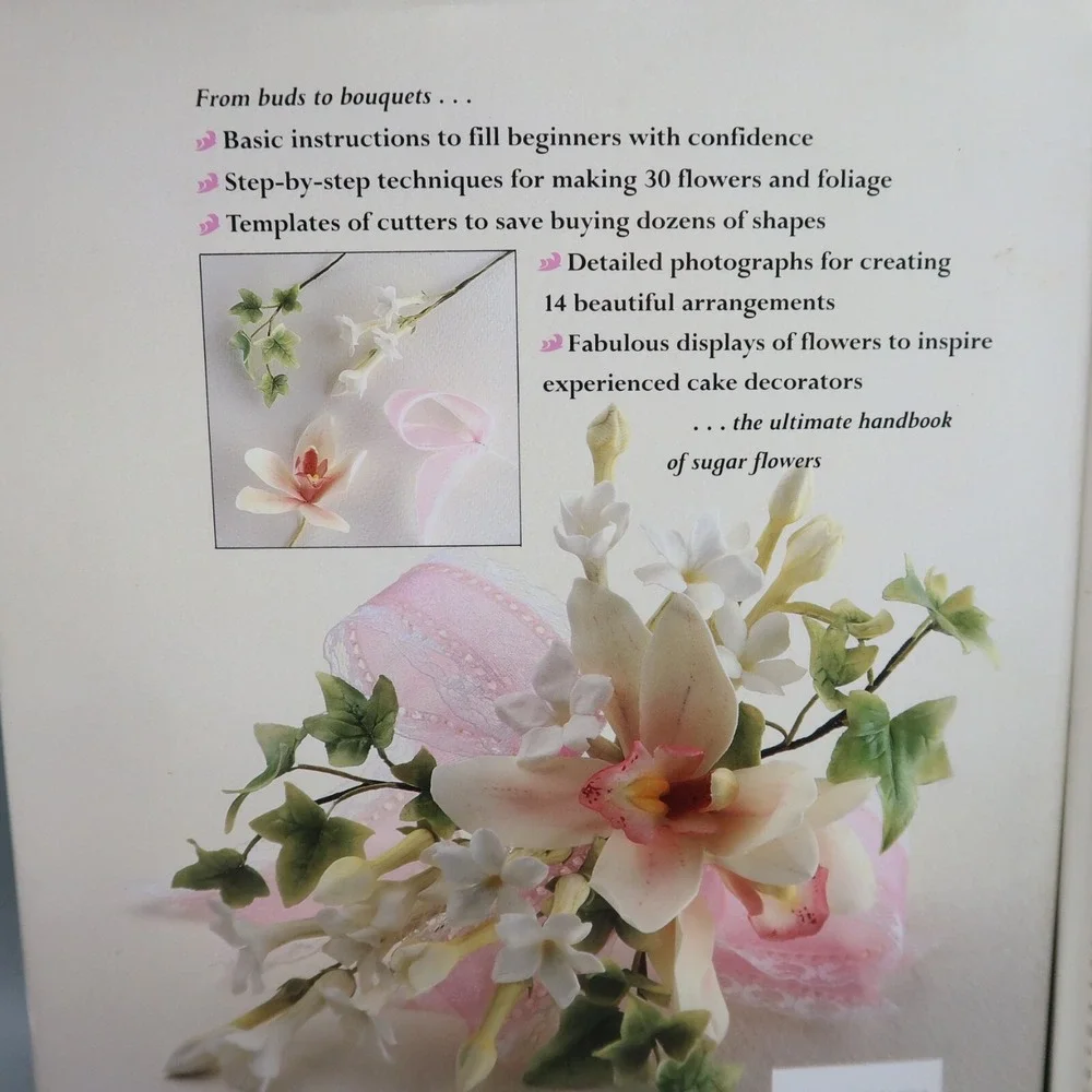 Cakes by Design The Magical World‎ of Sugar Art Hardcover & Sugar Flowers HC